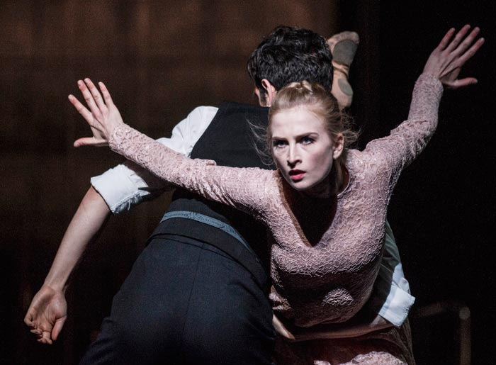    /Grete Sofie Borud Nybakken -      / Hedda Gabler; Shane Urton - Assessor Brack. Photo - Erik Berg