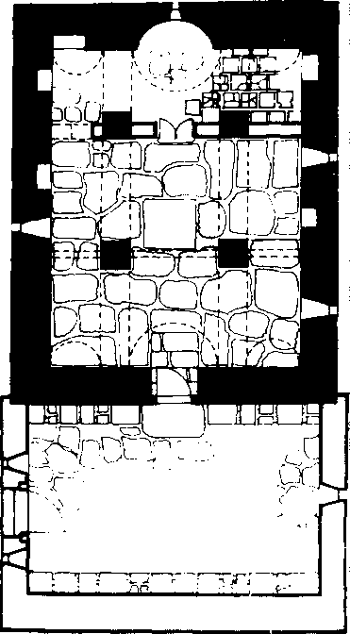 Fig. 2. Plan de l'église Saint Théodore Tiron et Saint Théodore Stratilate dans le village de Dobarsko. 1614.